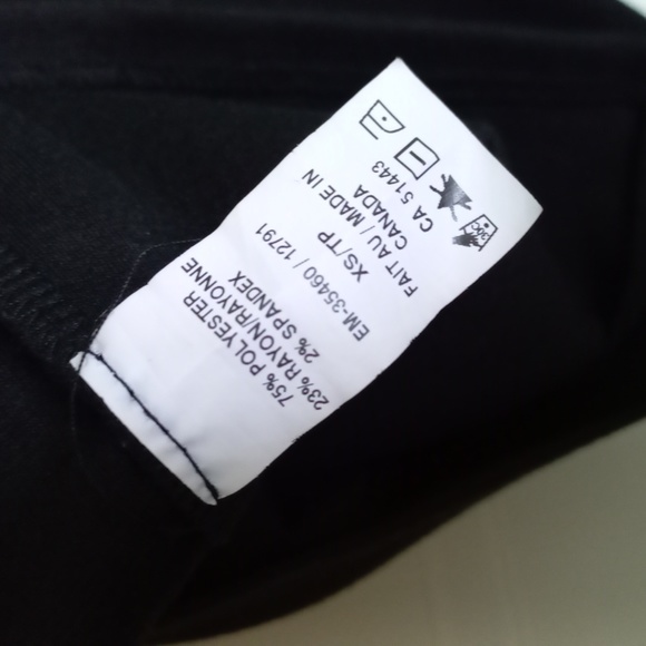 Colour Block Peplum Dress XS - Picture 5 of 5